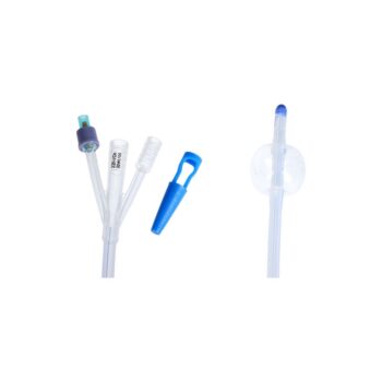 Zarys-Silikoonist-Foley-kateeter-3-teed-CH22-N10-CFNS-3D-22-30-P